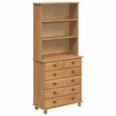 Skab ASKIM Honning Voks 91 x 40 x 200,5 cm Massiv fyrretræ