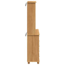 Skab ASKIM Honning Voks 91 x 40 x 200,5 cm Massiv fyrretræ