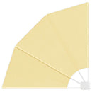 Balkon Afskærmning 115 x 115 cm Polyester Sandfarvet