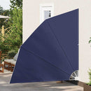 Balkon Afskærmning 210 x 210 cm Polyester Mørkeblå