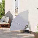 Balkon Afskærmning 115 x 115 cm Polyester Grå