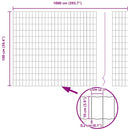 Euro Hejn 1 x 10 m PVC-belagt jern