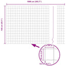 Euro Hejn 1,5 x 10 m PVC-belagt jern