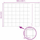 Euro Hejn 0,6 x 10 m PVC-belagt jern