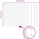 Euro Hejn 1 x 25 m PVC-belagt jern
