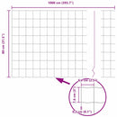 Euro Hejn 0,8 x 10 m PVC-belagt jern