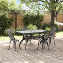 Have Spisebordssæt 5 pcs Sort Aluminium