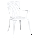 Have Spisebordssæt 7 pcs Hvid Aluminium