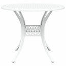 Have Spisebordssæt 7 pcs Hvid Aluminium