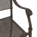 Havebord sæt 3 pcs Bronze Gustt aluminium