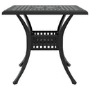 Havebord sæt 3 pcs Sort Gustt aluminium