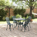 Havebord sæt 5 pcs Grøn Gustt aluminium