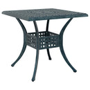 Havebord sæt 5 pcs Grøn Gustt aluminium