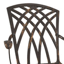 Havebord sæt 3 pcs Bronze Gustt aluminium