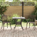Havebord sæt 3 pcs Bronze Gustt aluminium
