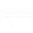 Vild Heg Hot Dip Galvaniseret 1000 x 120 x 0,18 cm Jern