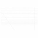 Vild Heg Hot Dip Galvaniseret 1000 x 120 x 0.18 cm Jern