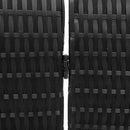 Rumdeler Sort 195 x 180 cm polyrattan
