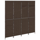Rumdeler Brun 195 x 180 cm polyrattan