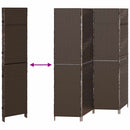 Rumdeler Brun 195 x 180 cm polyrattan