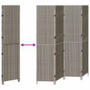 Rumdeler Grå 195 x 180 cm polyrattan