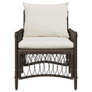 Have Stol med pude Brun 73 x 61 x 77 cm polyrattan