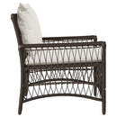 Have Stol med pude Brun 73 x 61 x 77 cm polyrattan