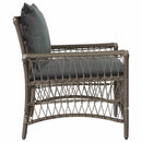 Have Stol med pude Grå 73 x 61 x 77 cm polyrattan