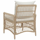 Have Stol med pude Beige 73 x 61 x 77 cm polyrattan