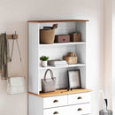 Skab ASKIM 91 x 30 x 104 cm Massivt fyrretræ