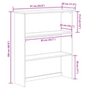 Skab ASKIM 91 x 30 x 104 cm Massivt fyrretræ