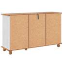 Sideboard med skuffe ASKIM 133,5 x 40 x 79 cm Massivt fyrretræ