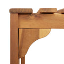 Boblebad omgivelser Brun 230 x 230 cm Massivt Akacietræ
