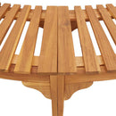 Boblebad omgivelser Brun Ø275 x 55,5 cm Massivt Akacietræ