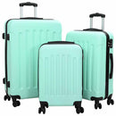 Kuffert med lås 3 pcs Mintgrøn 50 x 31 x 78 cm ABS Plastik