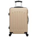 Kuffert 3 pcs champagnefarvet 50 x 31 x 78 cm ABS Plastik