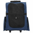 kæledyrsvogn 3-i-1 design blå 48x32x(57-106) cm oxfordstof