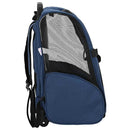 kæledyrsvogn 3-i-1 design blå 48x32x(57-106) cm oxfordstof
