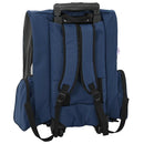 kæledyrsvogn 3-i-1 design blå 48x32x(57-106) cm oxfordstof