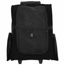 kæledyrsvogn 3-i-1 design sort 48x32x(57-106) cm oxfordstof