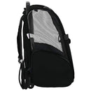 kæledyrsvogn 3-i-1 design sort 48x32x(57-106) cm oxfordstof