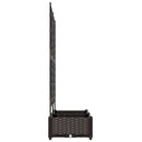 Have Blomsterkrukke 2 stk. Brun 80 x 40 x 125,5 cm PP