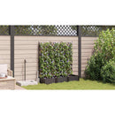 Have Blomsterkrukke 3 pcs Brun 120 x 40 x 125,5 cm Plastik