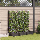 Have Blomsterkrukke 3 pcs Brun 120 x 40 x 125,5 cm Plastik