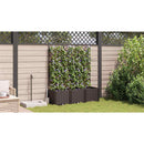 Have Blomsterkrukke 3 pcs Brun 120 x 40 x 143 cm Plastik