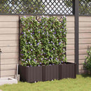 Have Blomsterkrukke 3 pcs Brun 120 x 40 x 143 cm Plastik