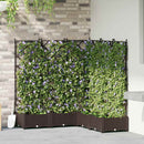Have Blomsterkrukke 5 pcs Brun 120 x 120 x 125,5 cm Plastik