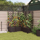 Have Blomsterkrukke 5 pcs Brun 120 x 120 x 143 cm Plastik