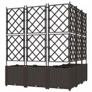 Have Blomsterkrukke 5 pcs Brun 120 x 120 x 143 cm Plastik