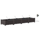 Have Blomsterkrukke 4 pcs Brun 160 x 40 x 22 cm Plastik
